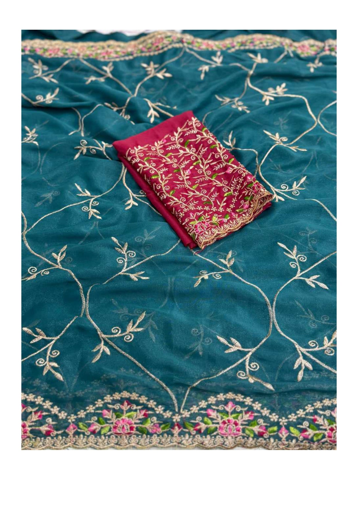 Georgette Mayuri Sarees Festive Collections Georgette Sarees Festive Sarees Sarees With Blouse