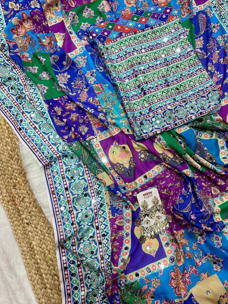 Chinon Silk Saree