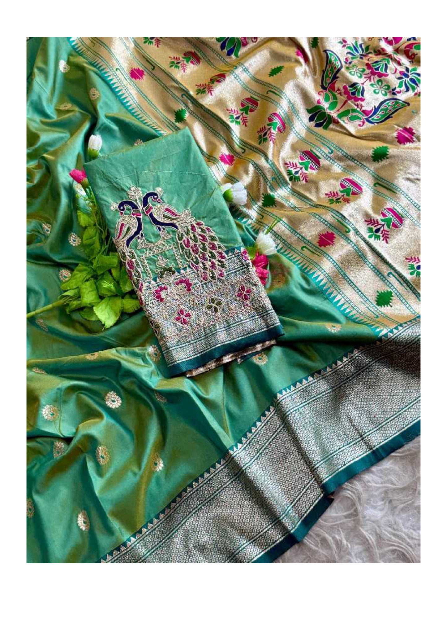 Paithani Silk Saree – Rich Designer Party Wear Collection
