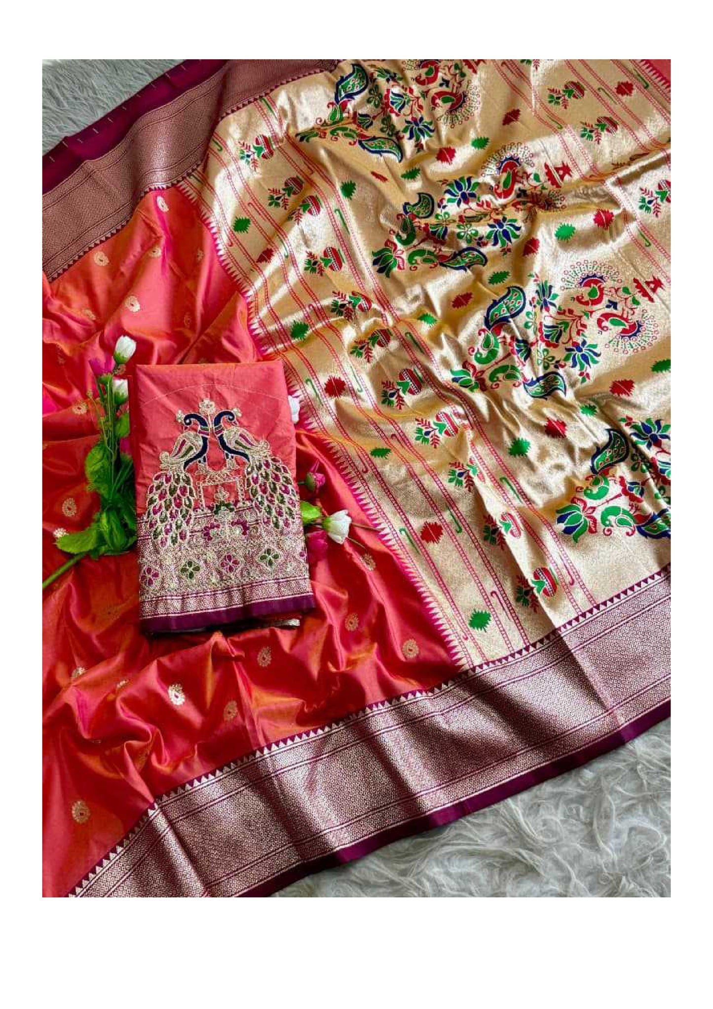 Paithani Silk Saree – Rich Designer Party Wear Collection