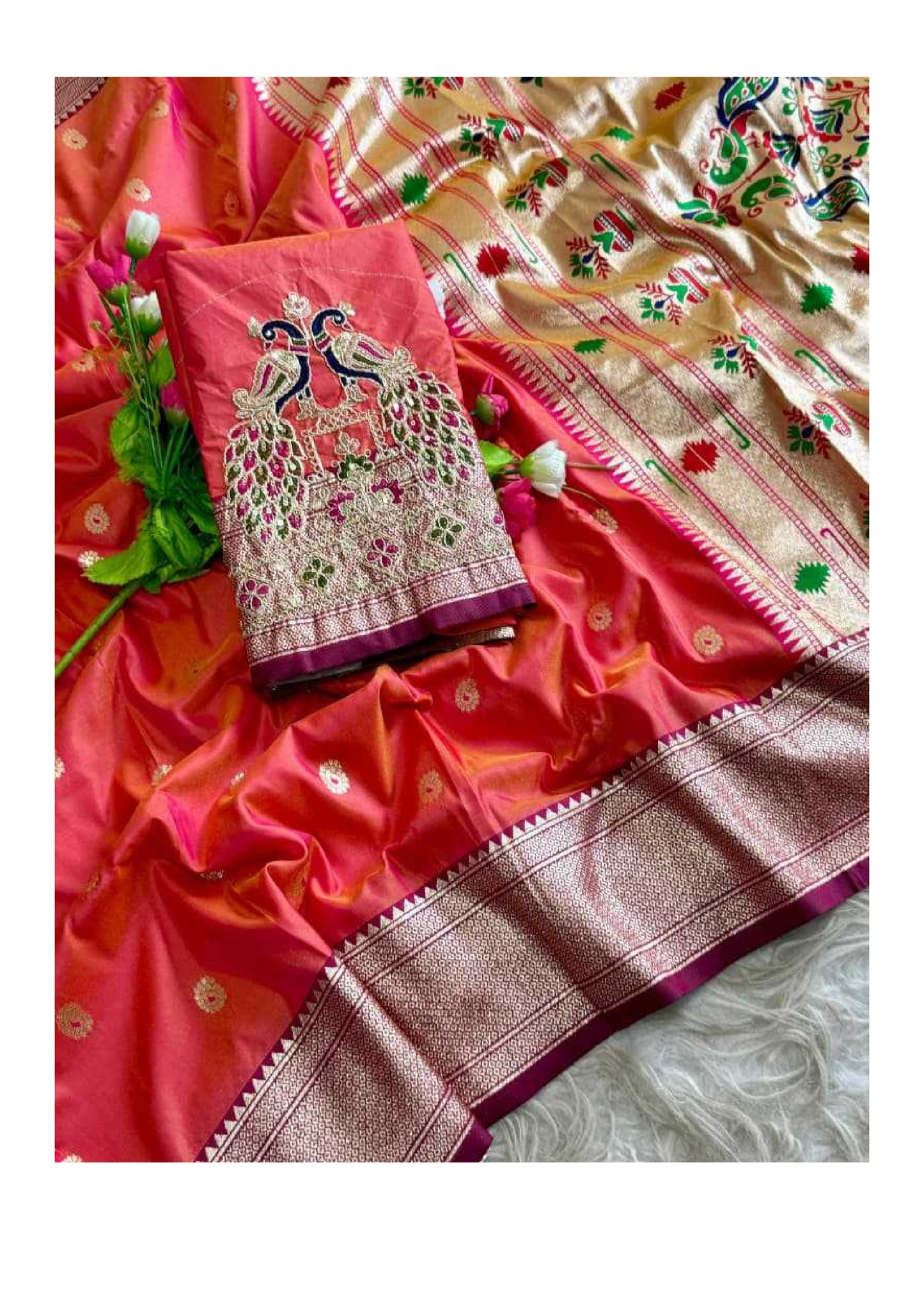 Paithani Silk Saree – Rich Designer Party Wear Collection