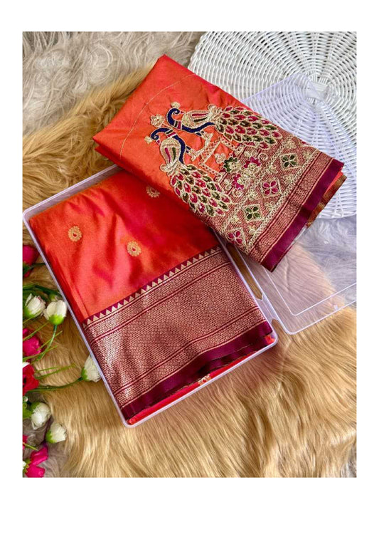 Paithani Silk Saree – Rich Designer Party Wear Collection