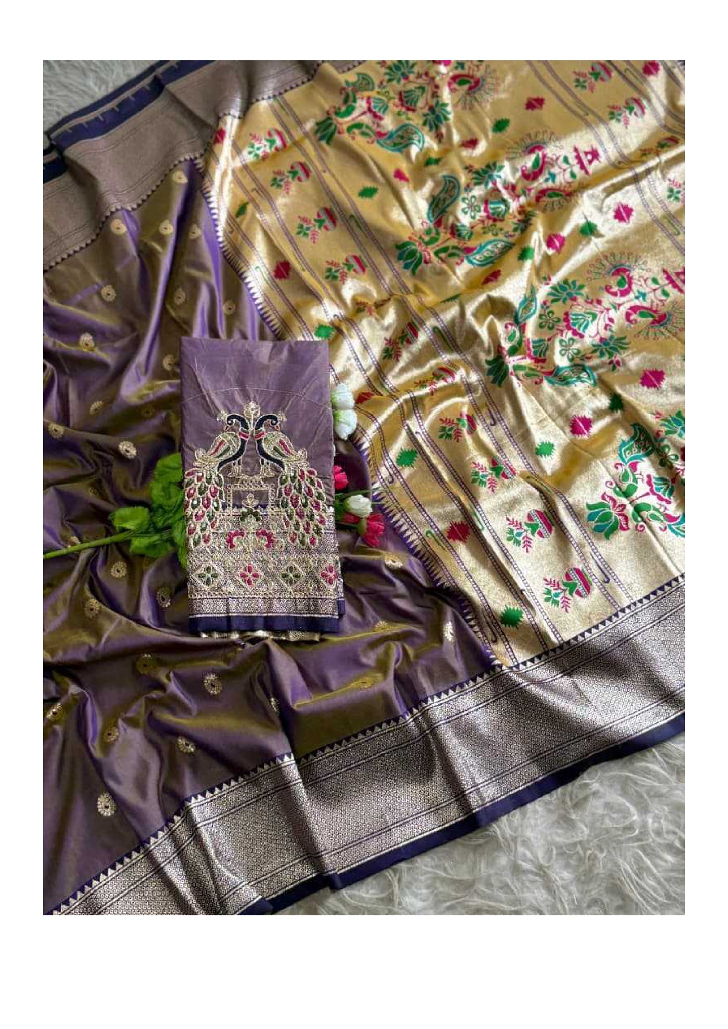 Paithani Silk Saree – Rich Designer Party Wear Collection