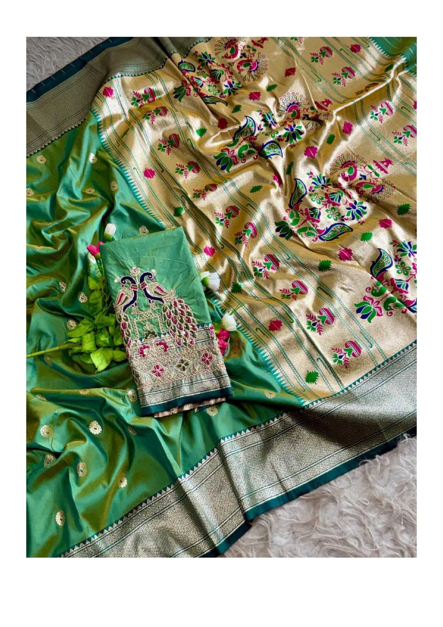 Paithani Silk Saree – Rich Designer Party Wear Collection