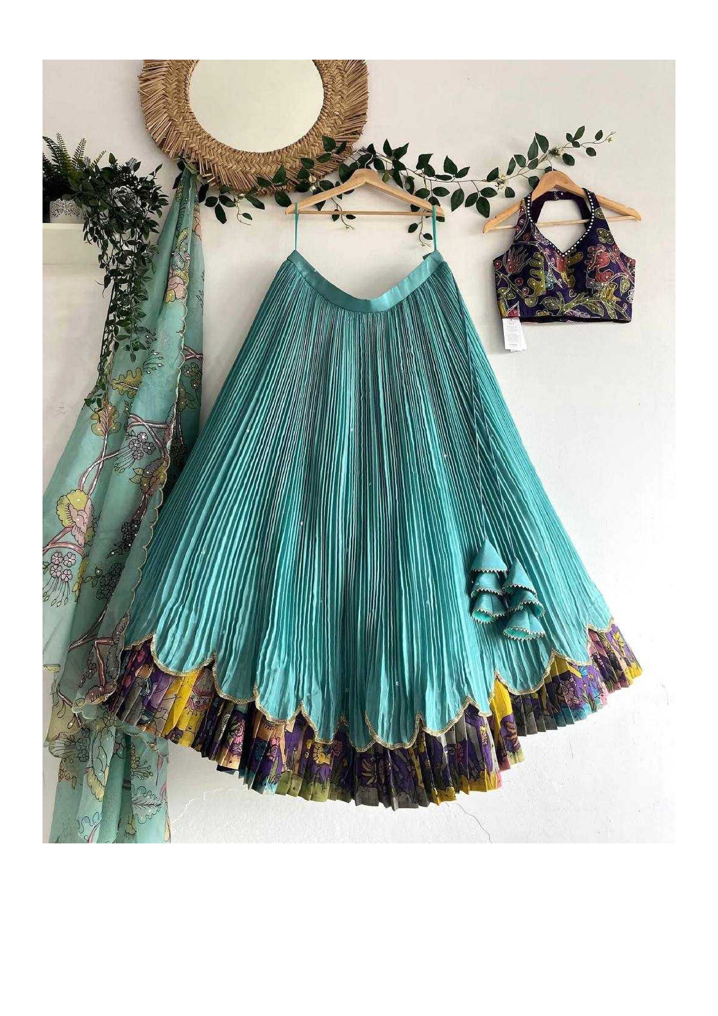 Chinon Silk  Kids Wear Kids Lehenga Embroidered Frock Kids Ghagra Choli